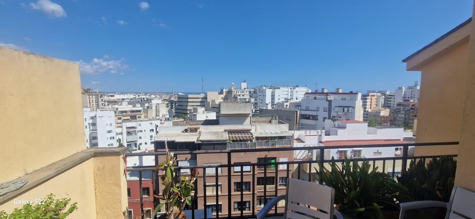 Vista exterior de Àtic en venda en  Palma de Mallorca amb Terrassa i Balcó