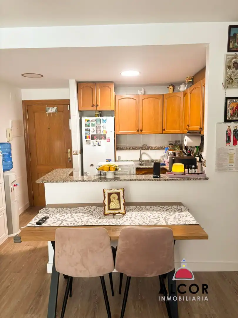 Kitchen of Flat for sale in Benicarló  with Air Conditioner, Parquet flooring and Terrace