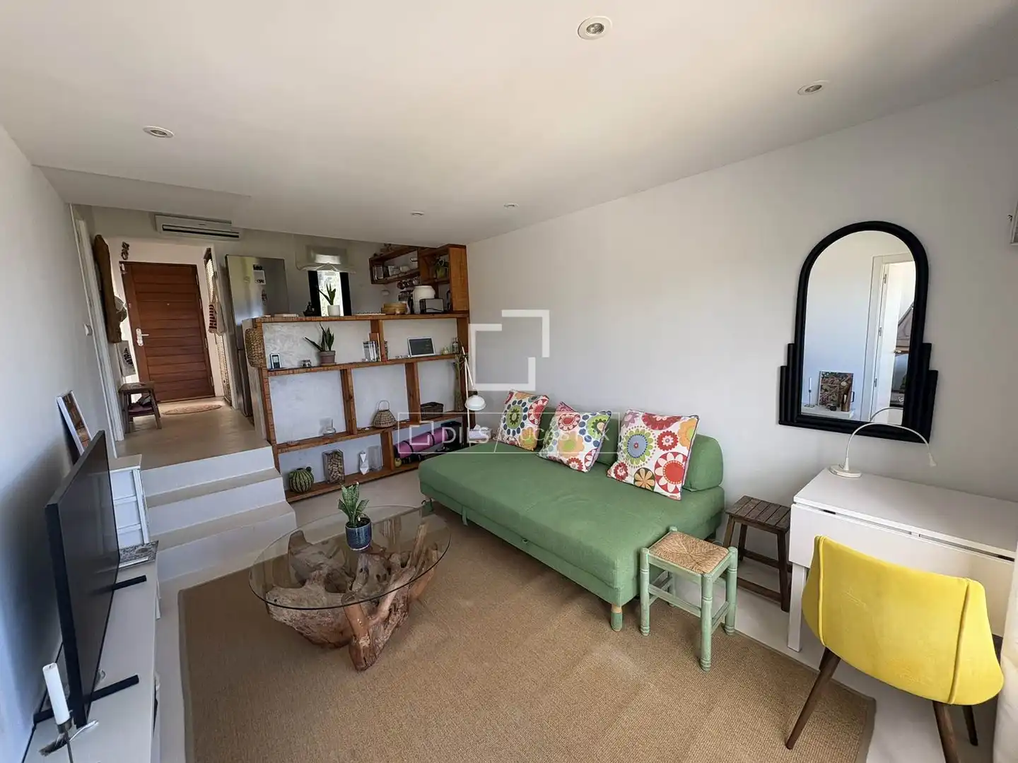 Wohnzimmer von Wohnung zur Miete in Cala Vedella - Cala Tarida  