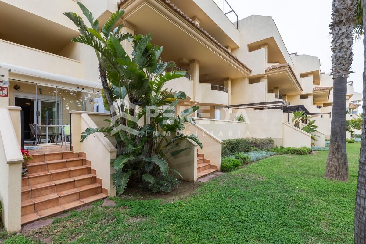 Exterior view of Flat for sale in Roquetas de Mar  with Air Conditioner, Private garden and Terrace