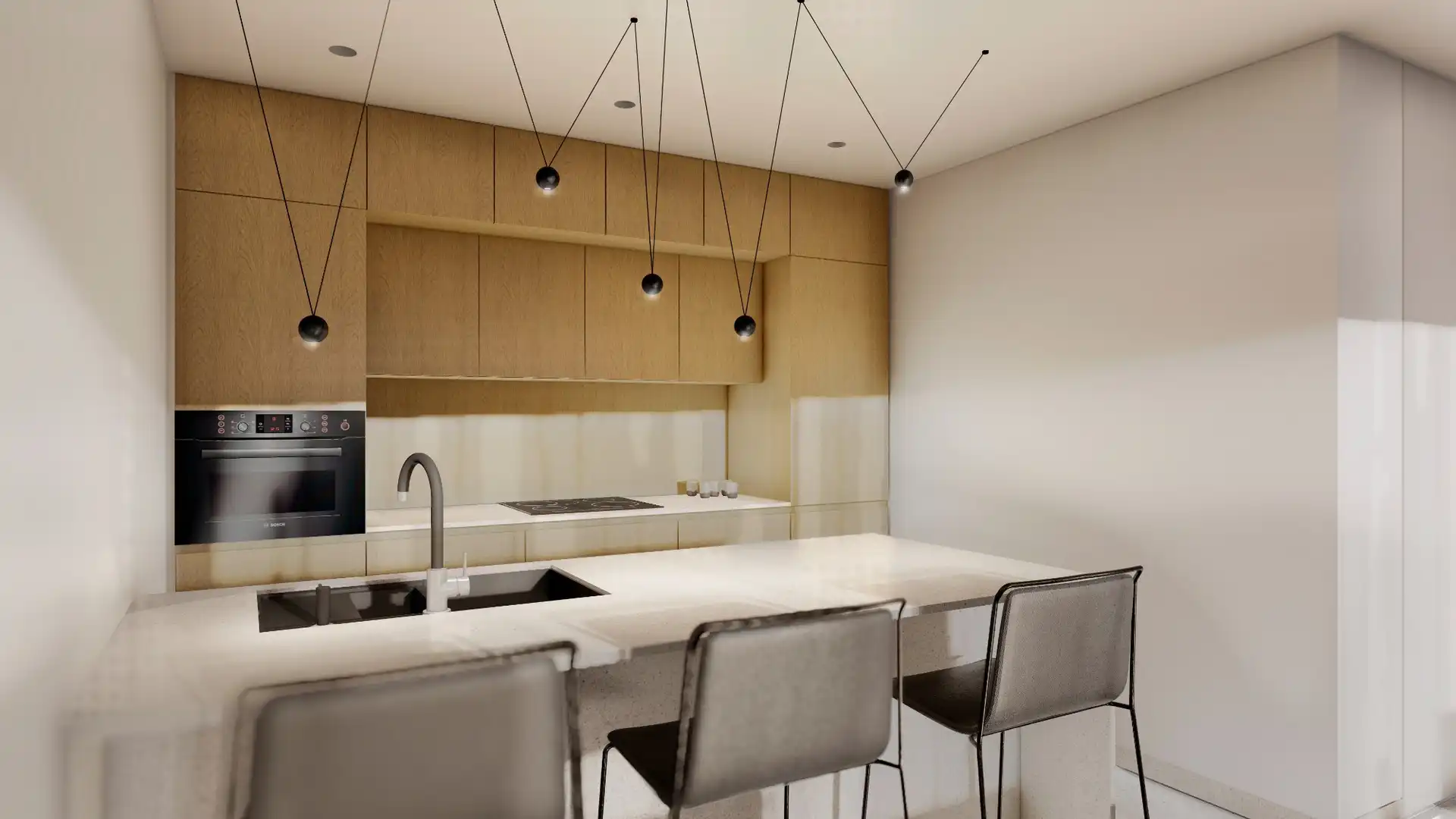 Cocina de Apartamento en venta en Guardamar del Segura con Calefacción, Terraza y Trastero