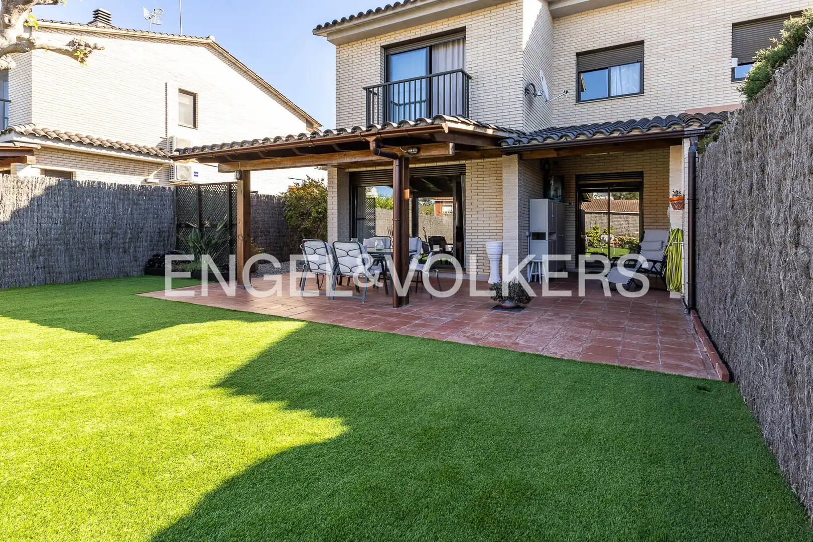 Terraza de Casa o chalet de alquiler en Sant Vicenç de Montalt con Calefacción, Jardín privado y Piscina