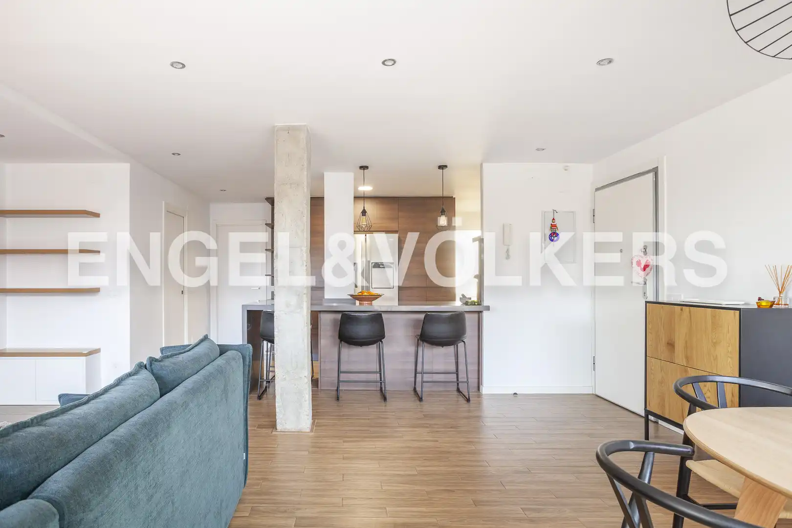 Kitchen of Attic for rent in Madrid  with Air Conditioner, Heating and Terrace