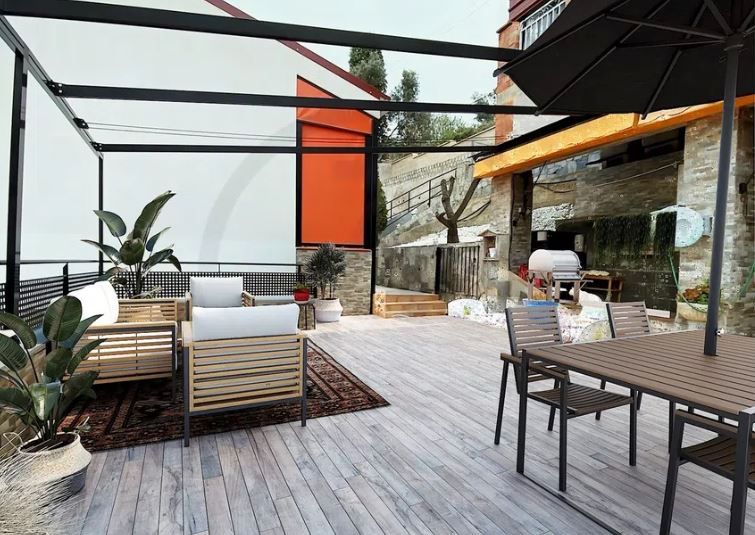 Terrace of House or chalet for sale in Terrassa  with Air Conditioner, Heating and Private garden