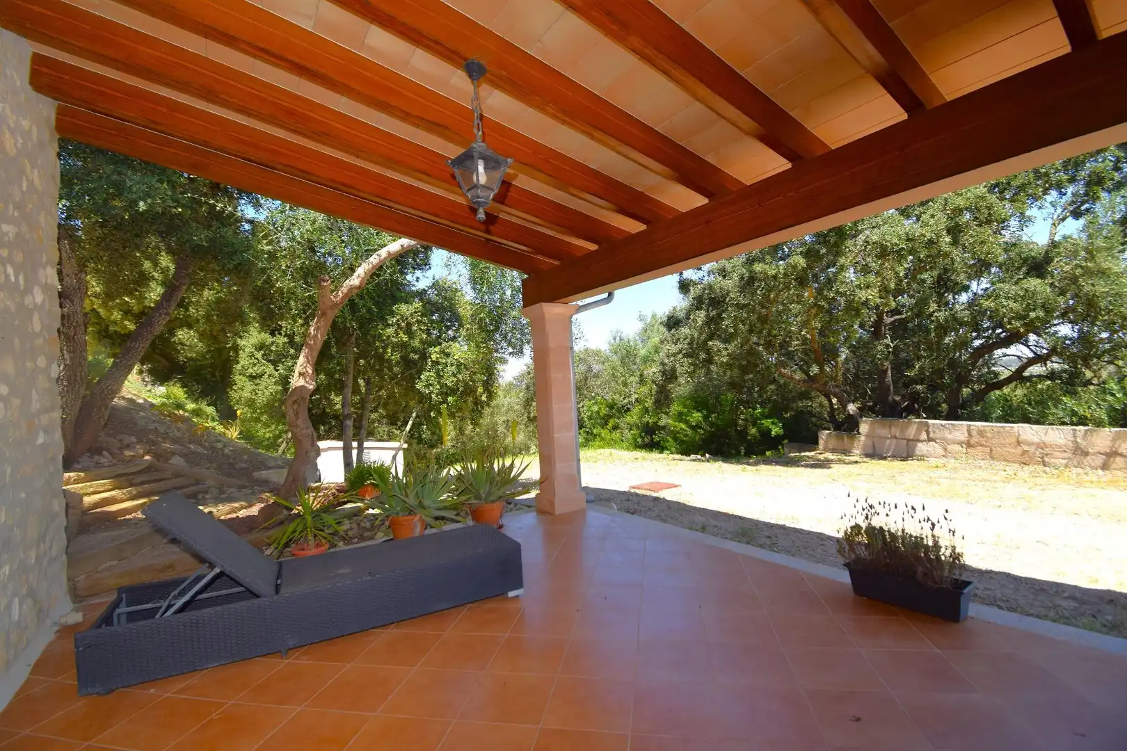 Terrace of Country homes for rent in Sineu  with Air Conditioner, Private garden and Terrace