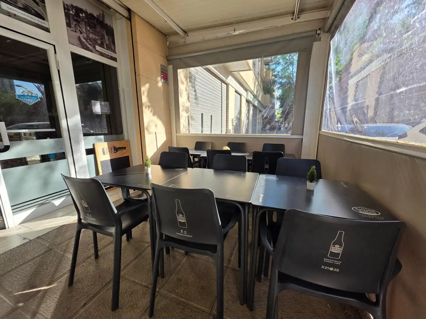 Terrasse von Geschaftsraum zur Miete in  Palma de Mallorca mit Klimaanlage, Terrasse und Möbliert
