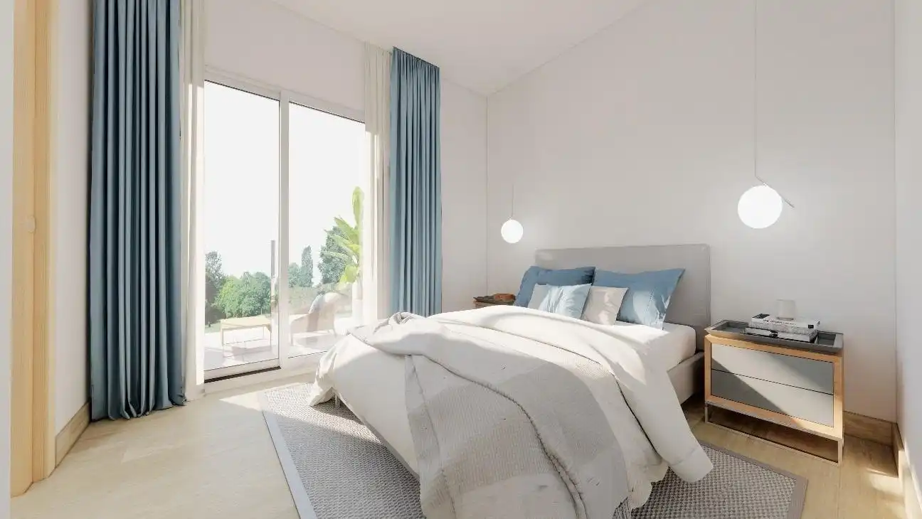 Schlafzimmer von Country house zum Verkauf in Los Alcázares mit Privatgarten, Terrasse und Schwimmbad