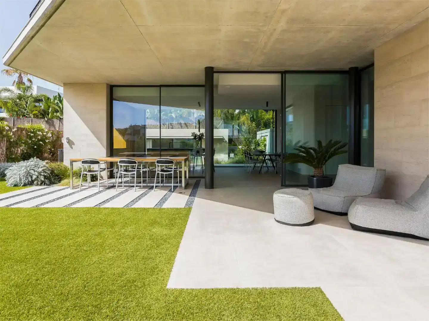 Terrassa de Casa o xalet de lloguer en Sitges amb Aire condicionat, Piscina i Balcó