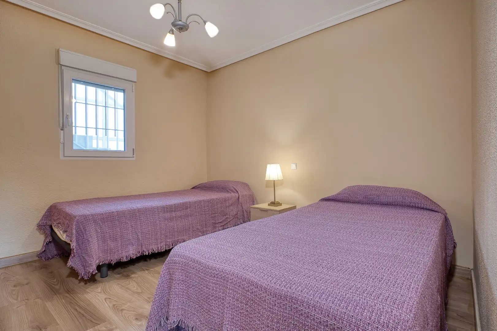 Bedroom of Flat for rent in El Campello  with Air Conditioner, Heating and Private garden