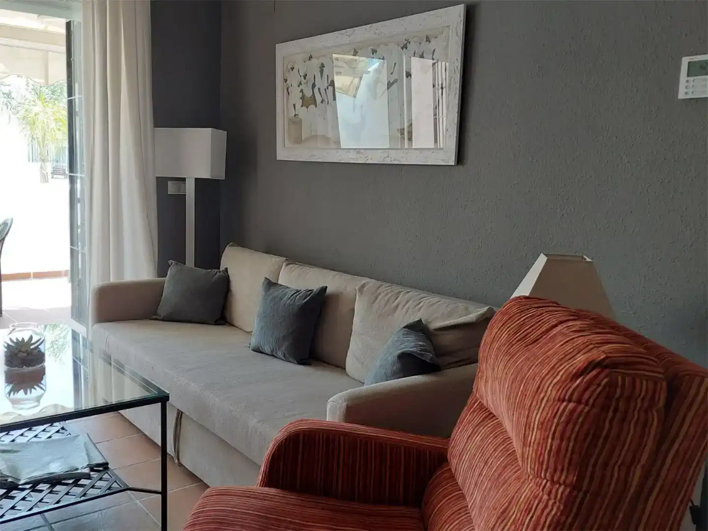Living room of Flat for rent in Islantilla  with Air Conditioner, Private garden and Storage room