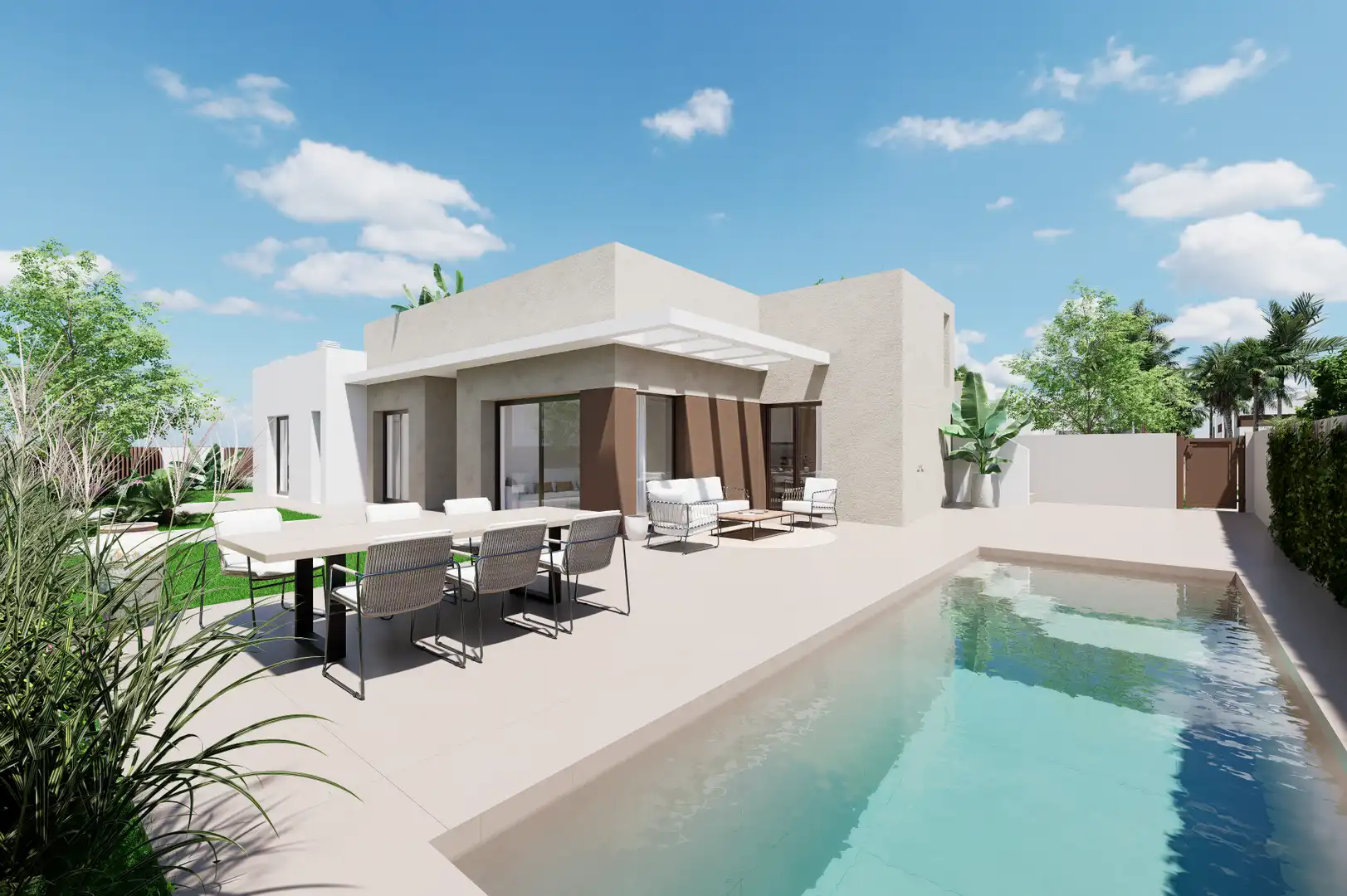 Chalet con piscina en venta en calle infanta elena
