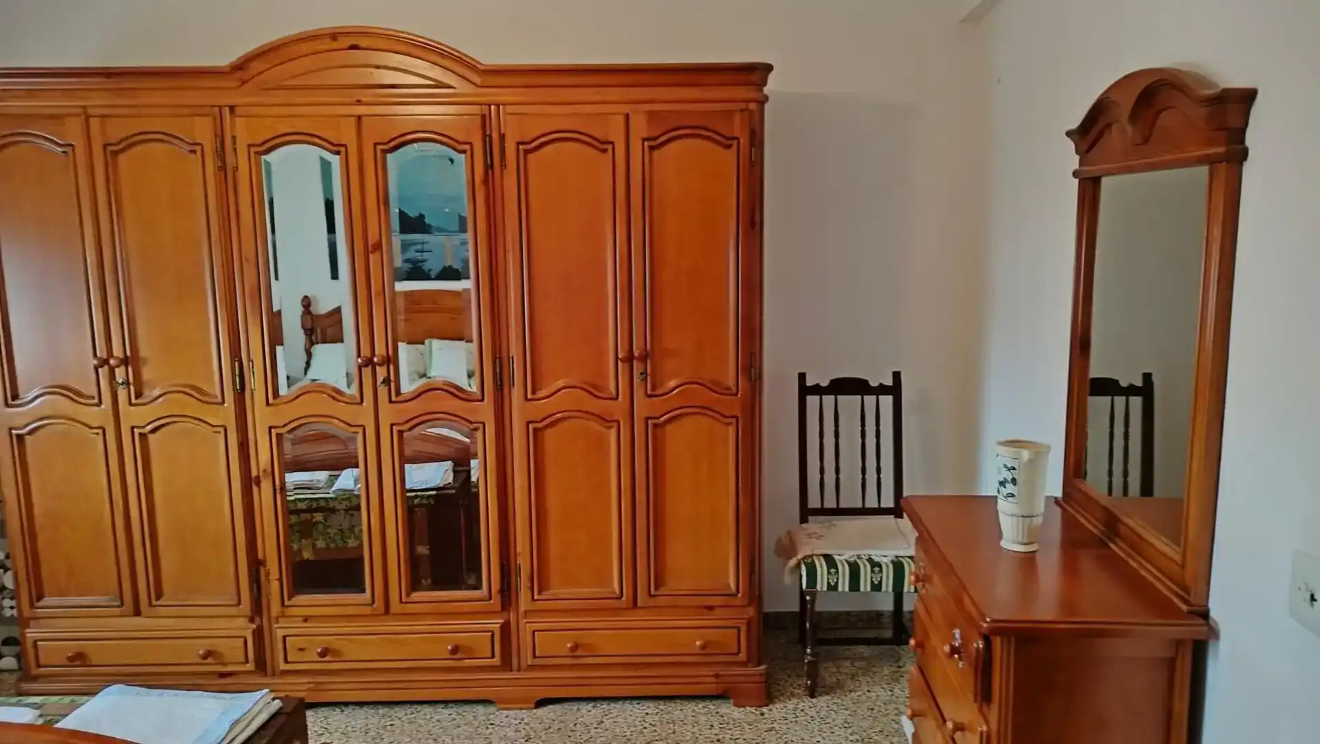 Schlafzimmer von Wohnung zur Miete in Cañaveral mit Klimaanlage, Möbliert und Ofen
