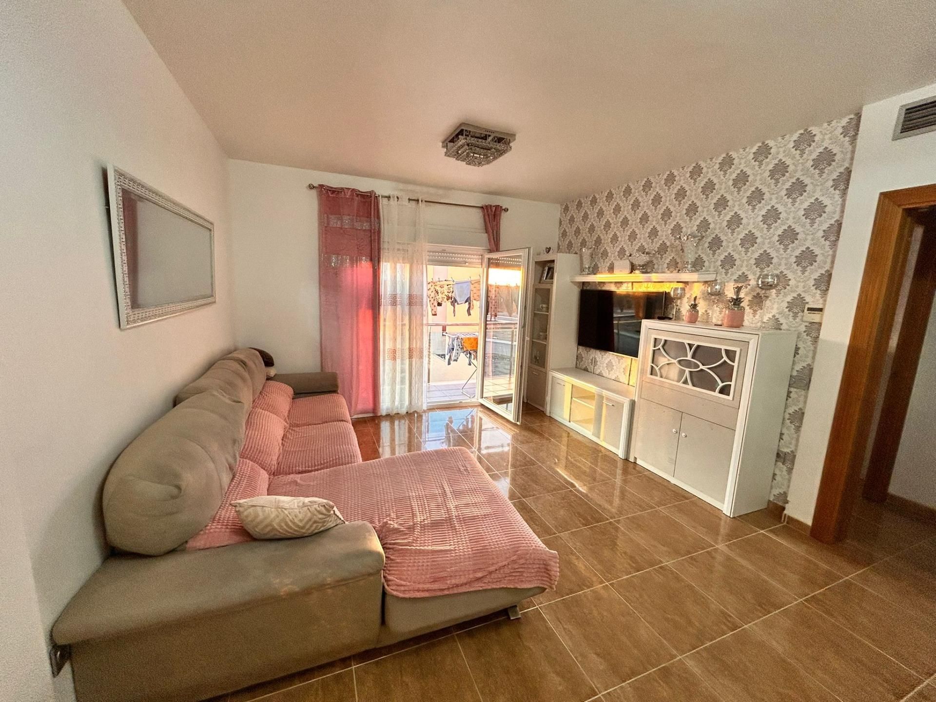 Living room of Flat for sale in Roquetas de Mar  with Balcony