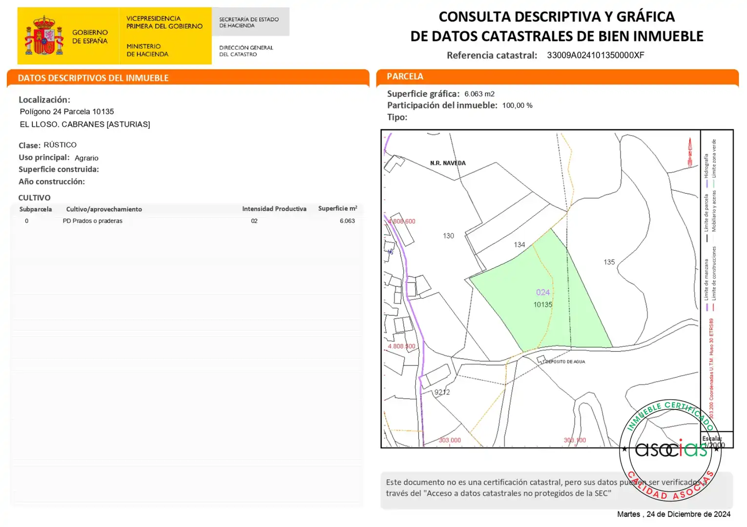 Terreno rustico in vendita a Cabranes - Naveda, imagen 35