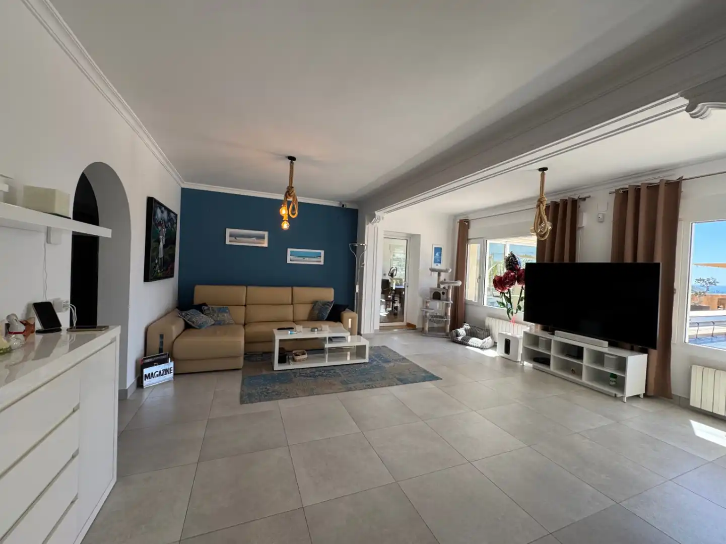 Living room of Houses for sale in Moraira  with Air Conditioner, Heating and Private garden