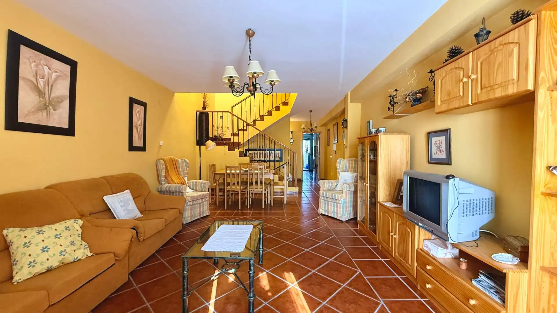 Sala de estar de Casa o chalet en venta en Lastras de Cuéllar con Calefacción, Jardín privado y Terraza