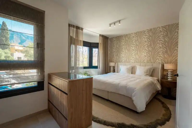Bedroom of Detached homes for rent in Marbella  with Air Conditioner, Heating and Private garden