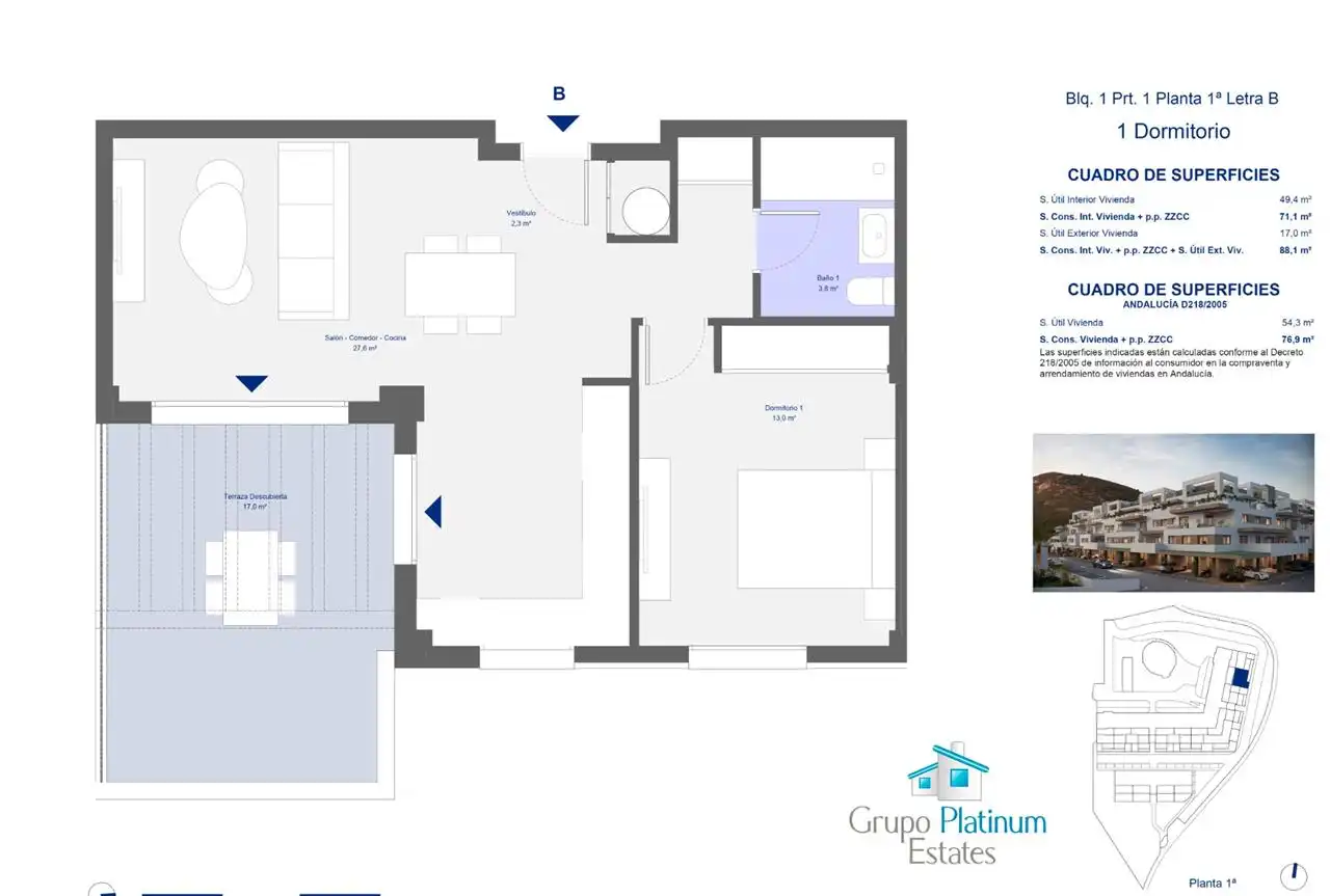 Apartament amb piscina en venda a San Juan de los Terreros, imagen 11
