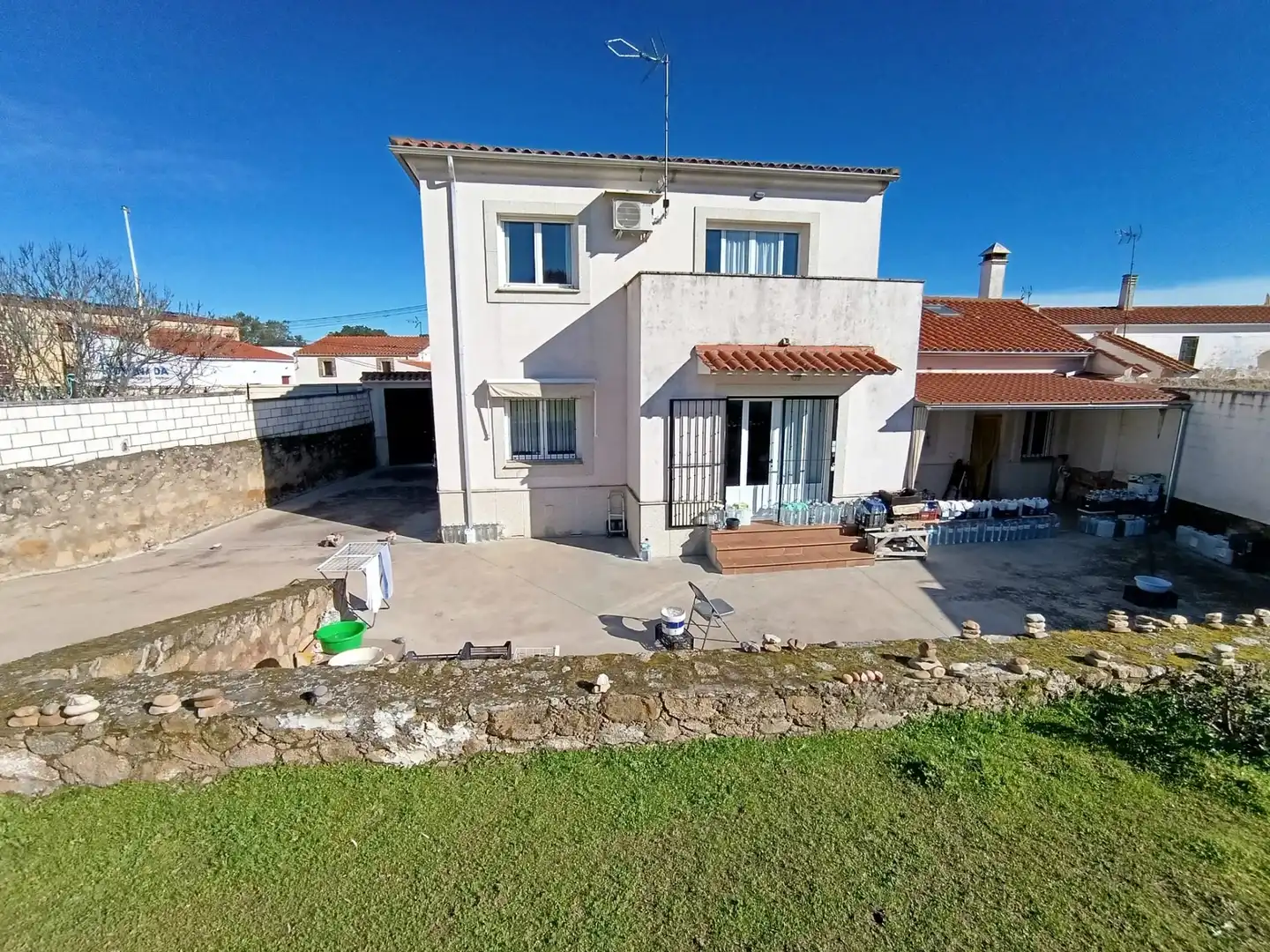 Vista exterior de Casa o xalet en venda en Mata de Alcántara amb Moblat