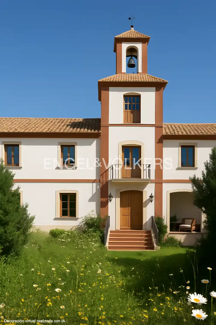 Vista exterior de Casa o chalet en venta en Castilleja de la Cuesta con Calefacción, Jardín privado y Piscina