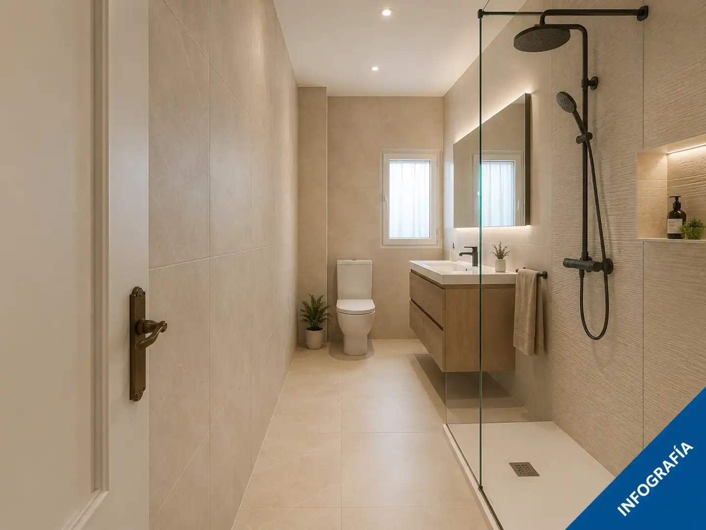 Baño de Piso en venta en Madrid con Calefacción y Terraza