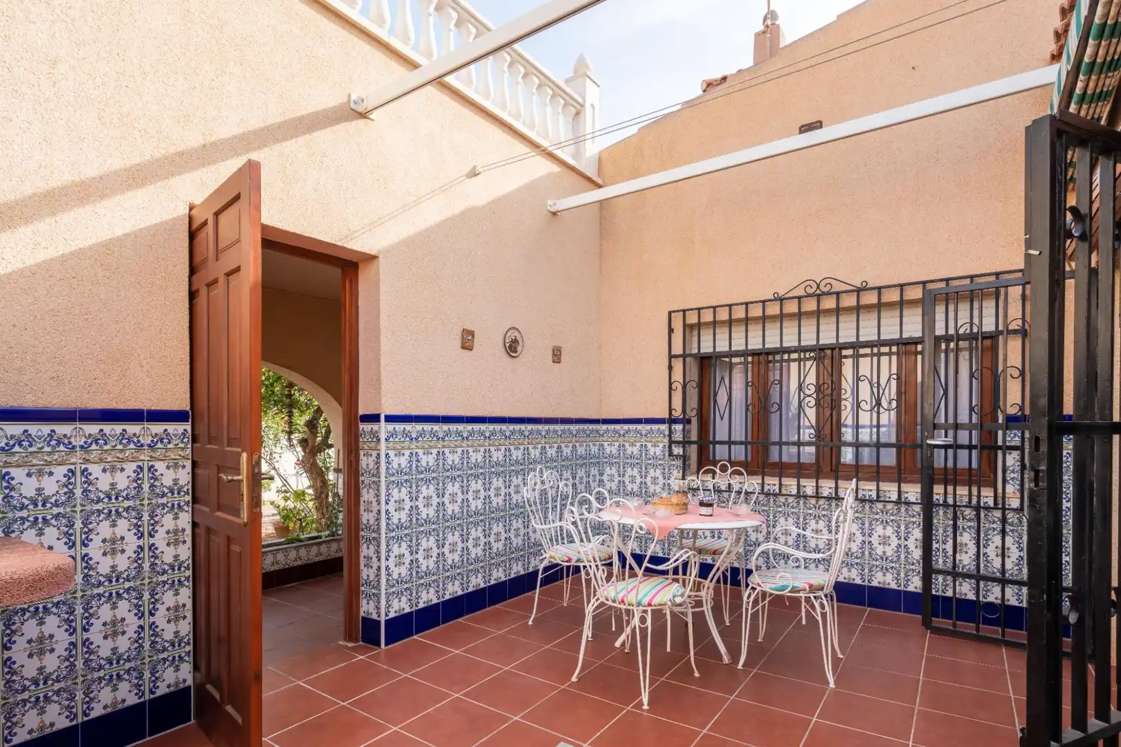 Garden of Houses for sale in Roquetas de Mar