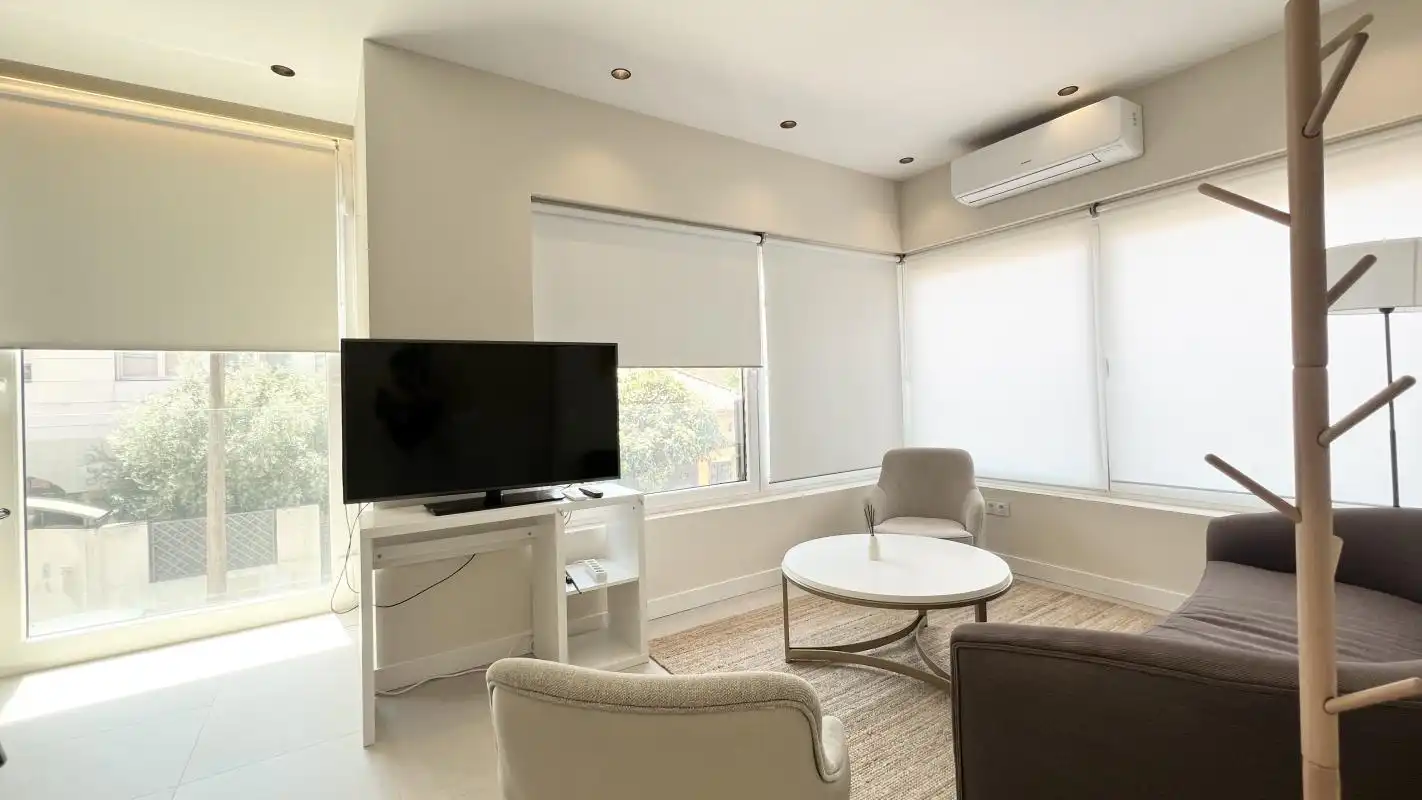 Sala d'estar de Pis de lloguer en Madrid amb Aire condicionat, Calefacció i Terrassa