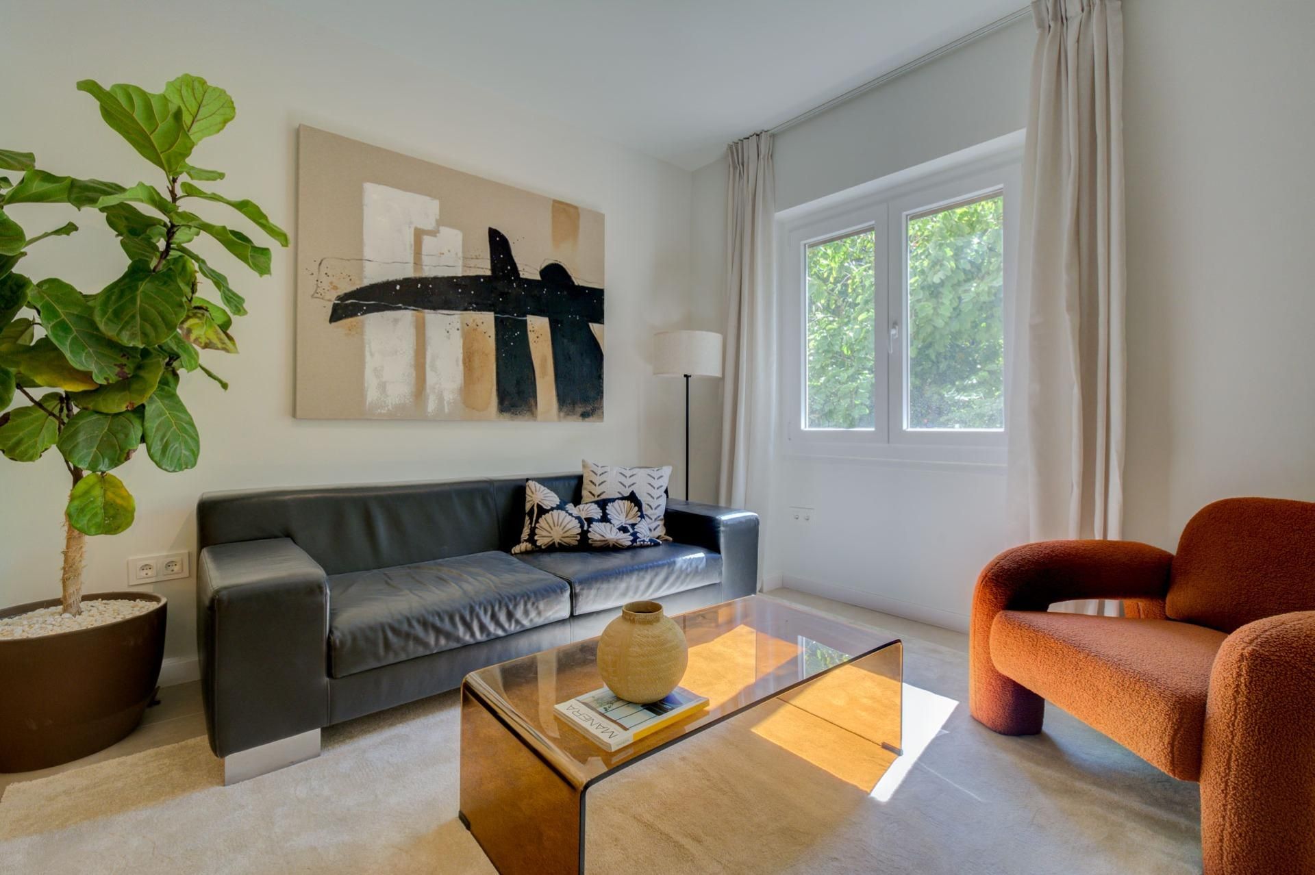 Living room of Flat to rent in Alicante / Alacant  with Air Conditioner and Heating