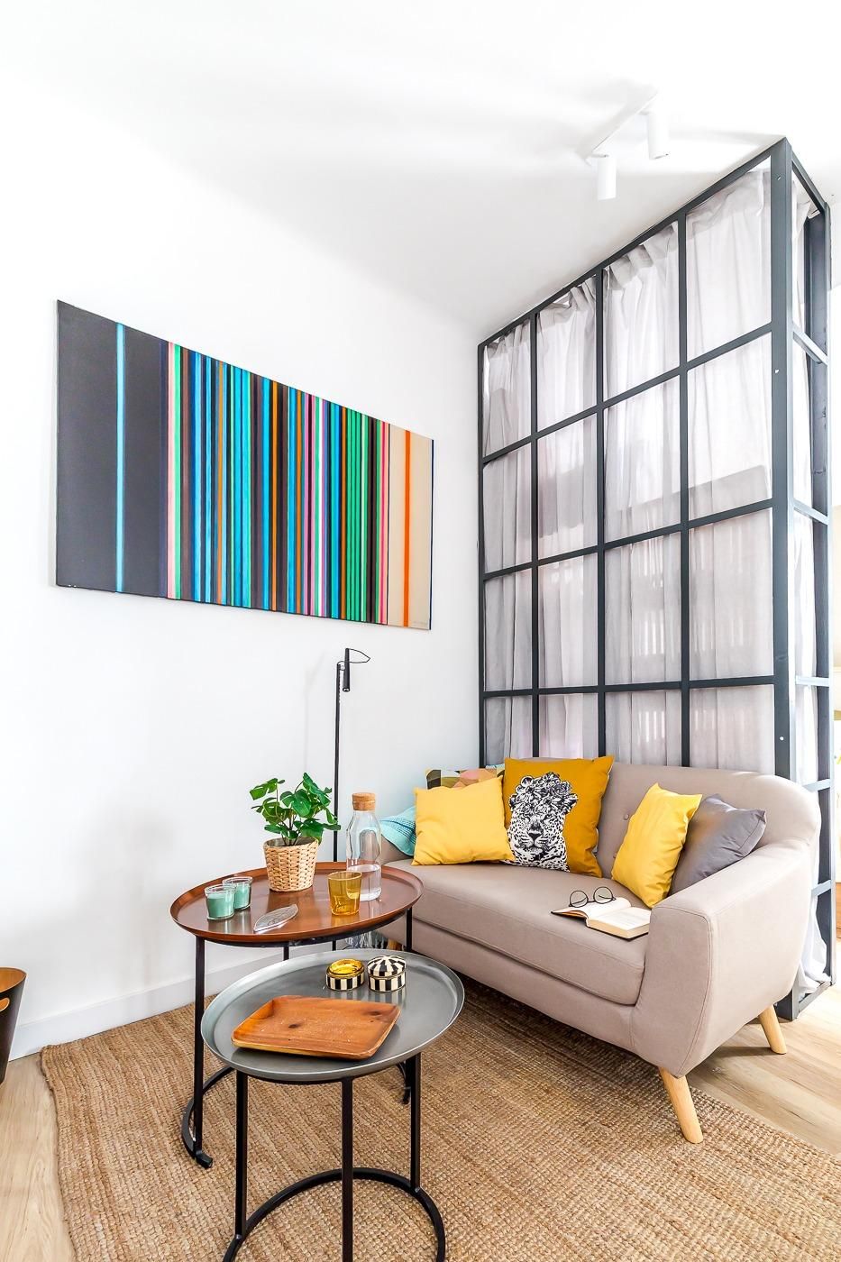 Living room of Apartment for sale in  Madrid Capital  with Air Conditioner