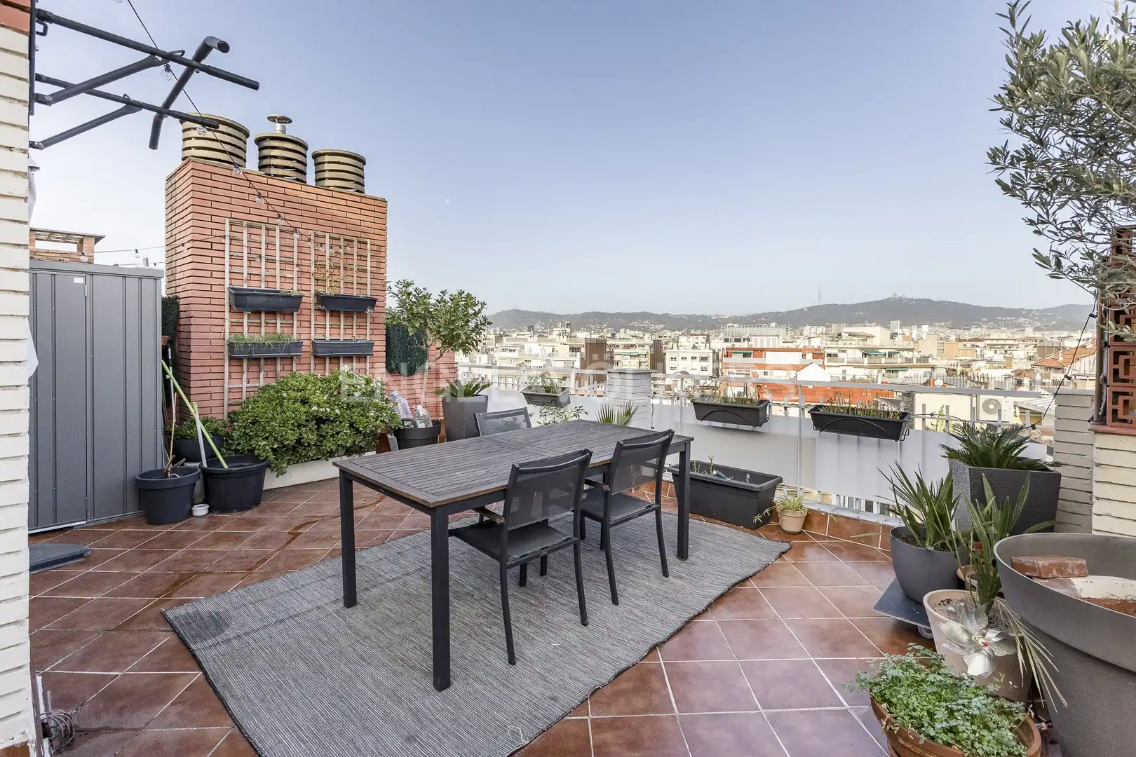 Terraza de Ático de alquiler en Eixample