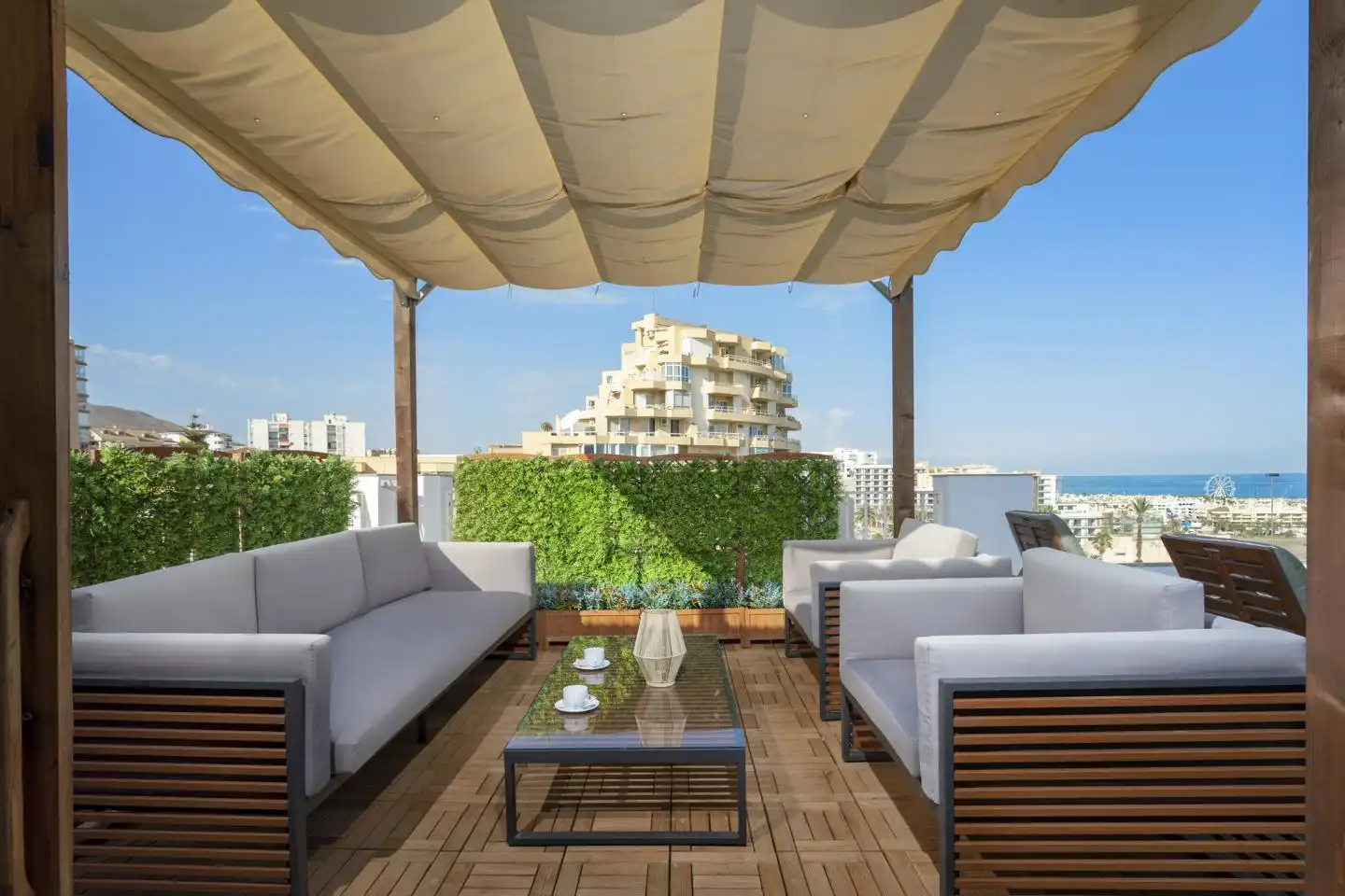 Terrace of Apartments for sale in Benalmádena  with Air Conditioner, Terrace and Furnished