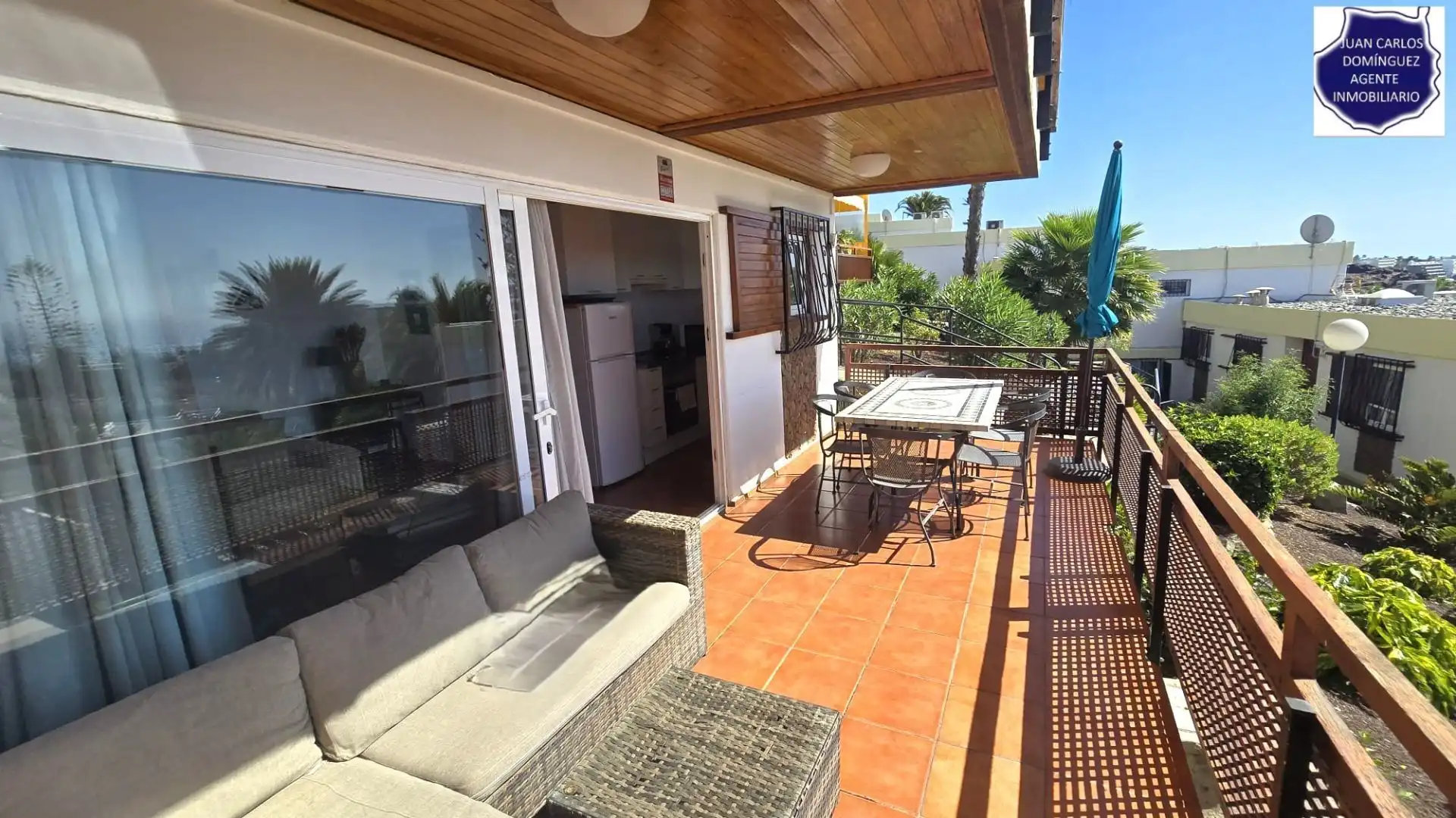 Terrace of Apartments for rent in San Bartolomé de Tirajana  with Terrace, Furnished and Community pool