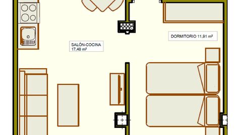 Foto 2 de Apartamento en venta en San Antonio, Palencia Capital