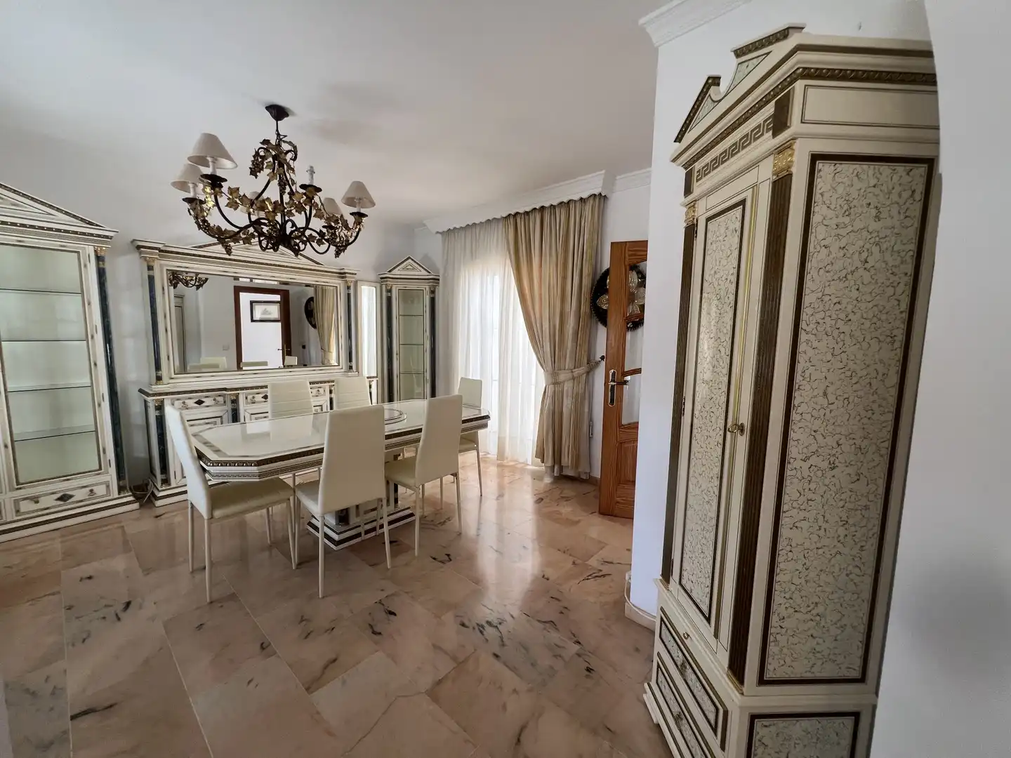 Dining room of Detached homes for sale in Marbella  with Private garden, Terrace and Furnished