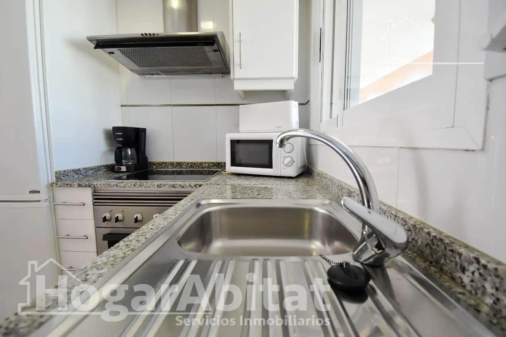 Kitchen of Flat for sale in Dénia  with Air Conditioner, Heating and Private garden