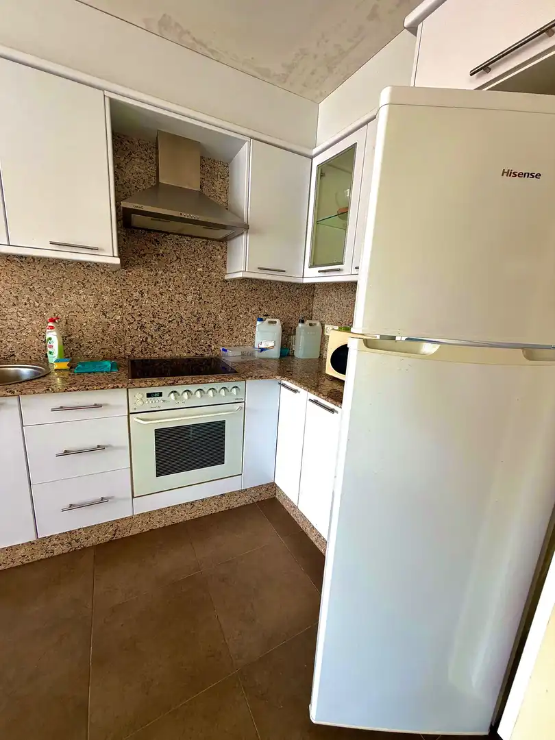 Küche von Dachboden zum Verkauf in Malpica de Bergantiños mit Heizung und Terrasse