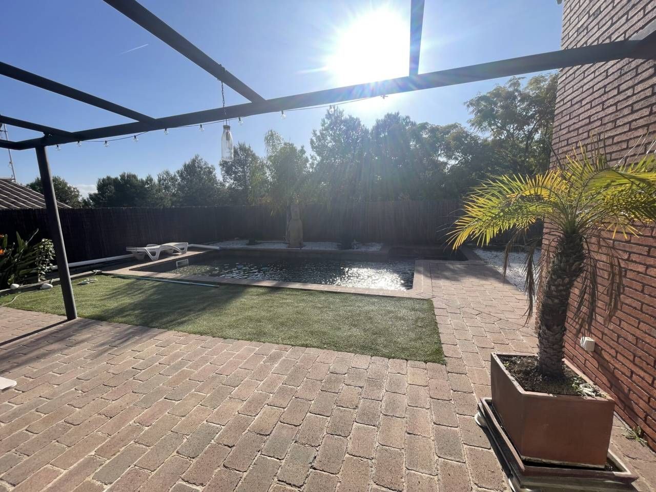 Piscina de Casa o xalet en venda en Canovelles amb Aire condicionat, Calefacció i Jardí privat