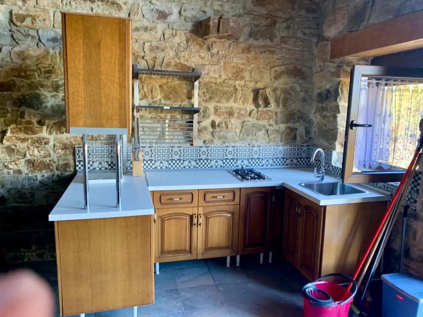 Cocina de Casa o chalet en venta en San Roque de Riomiera con Jardín privado
