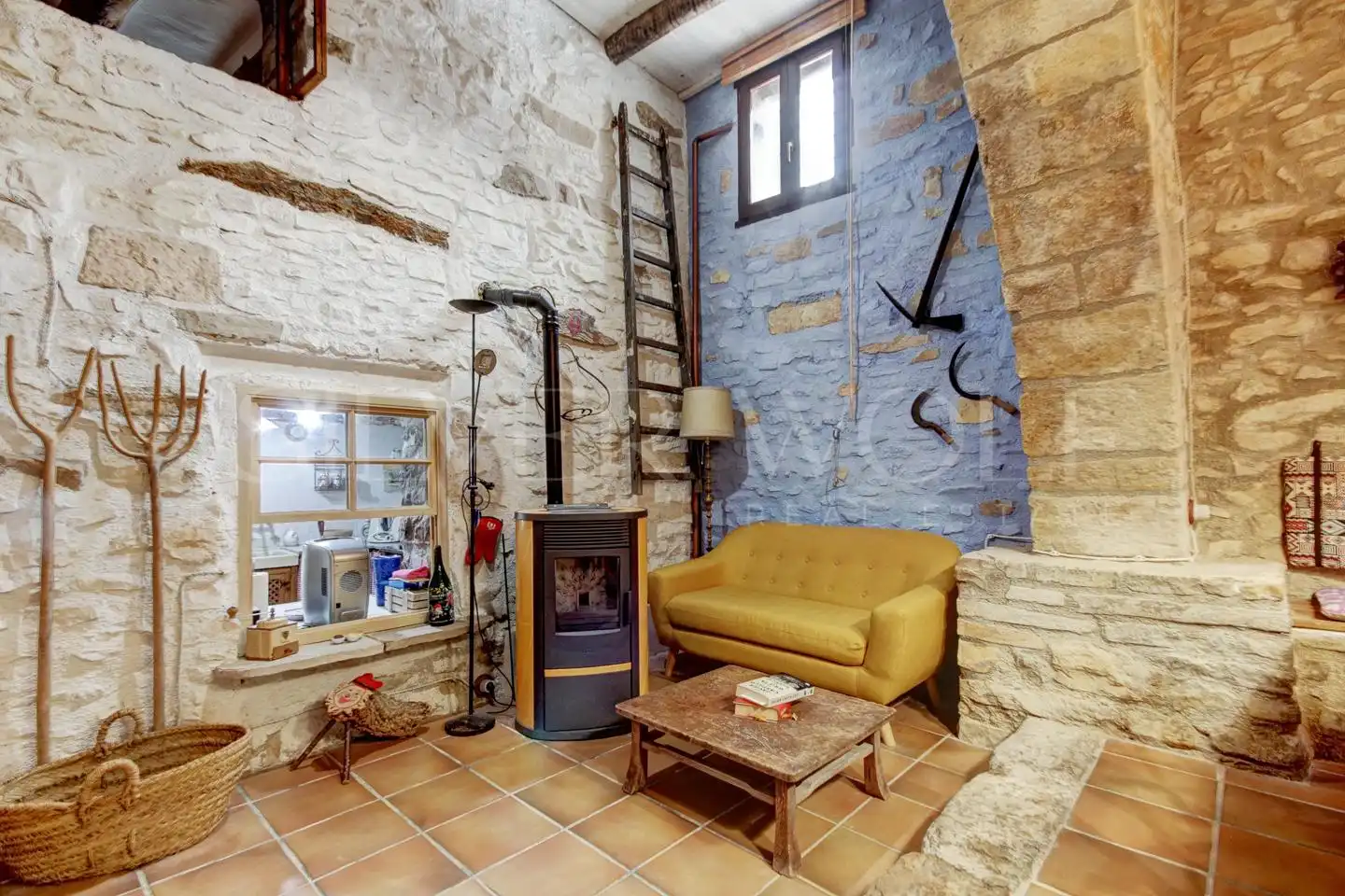 Sala de estar de Casa adosada en venta en Les Piles con Aire acondicionado y Alarma