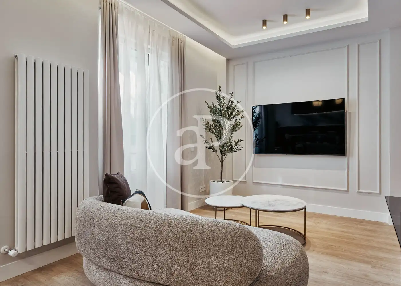Wohnzimmer von Wohnung zum Verkauf in Madrid mit Klimaanlage, Heizung und Möbliert
