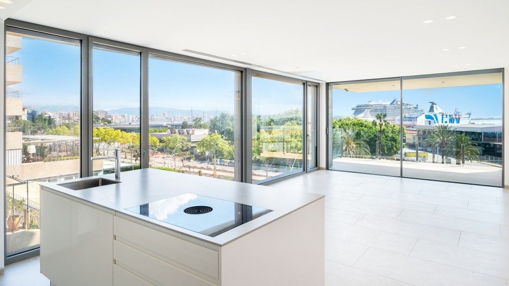 Kitchen of Apartment for sale in  Palma de Mallorca  with Air Conditioner, Heating and Terrace