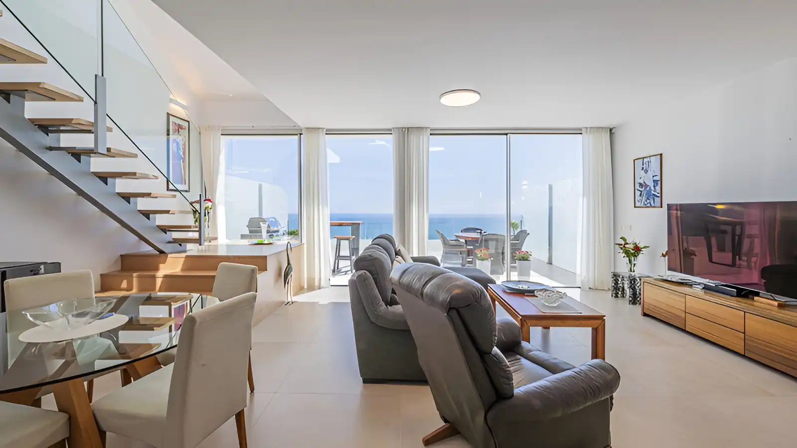 Living room of Attic for sale in Benalmádena  with Air Conditioner, Heating and Terrace