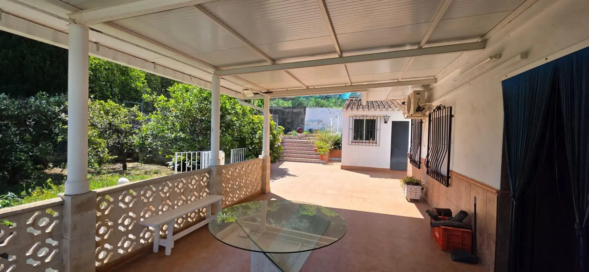 Terrassa de Casa o xalet en venda en Alzira amb Aire condicionat, Jardí privat i Traster