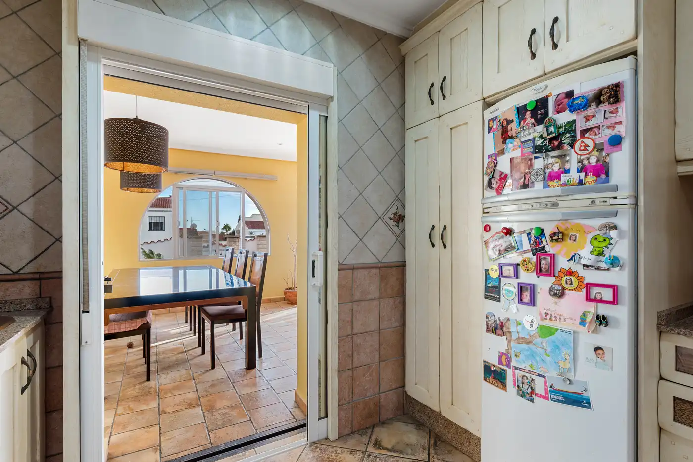 Cocina de Casa o chalet en venta en Rojales con Aire acondicionado, Jardín privado y Terraza