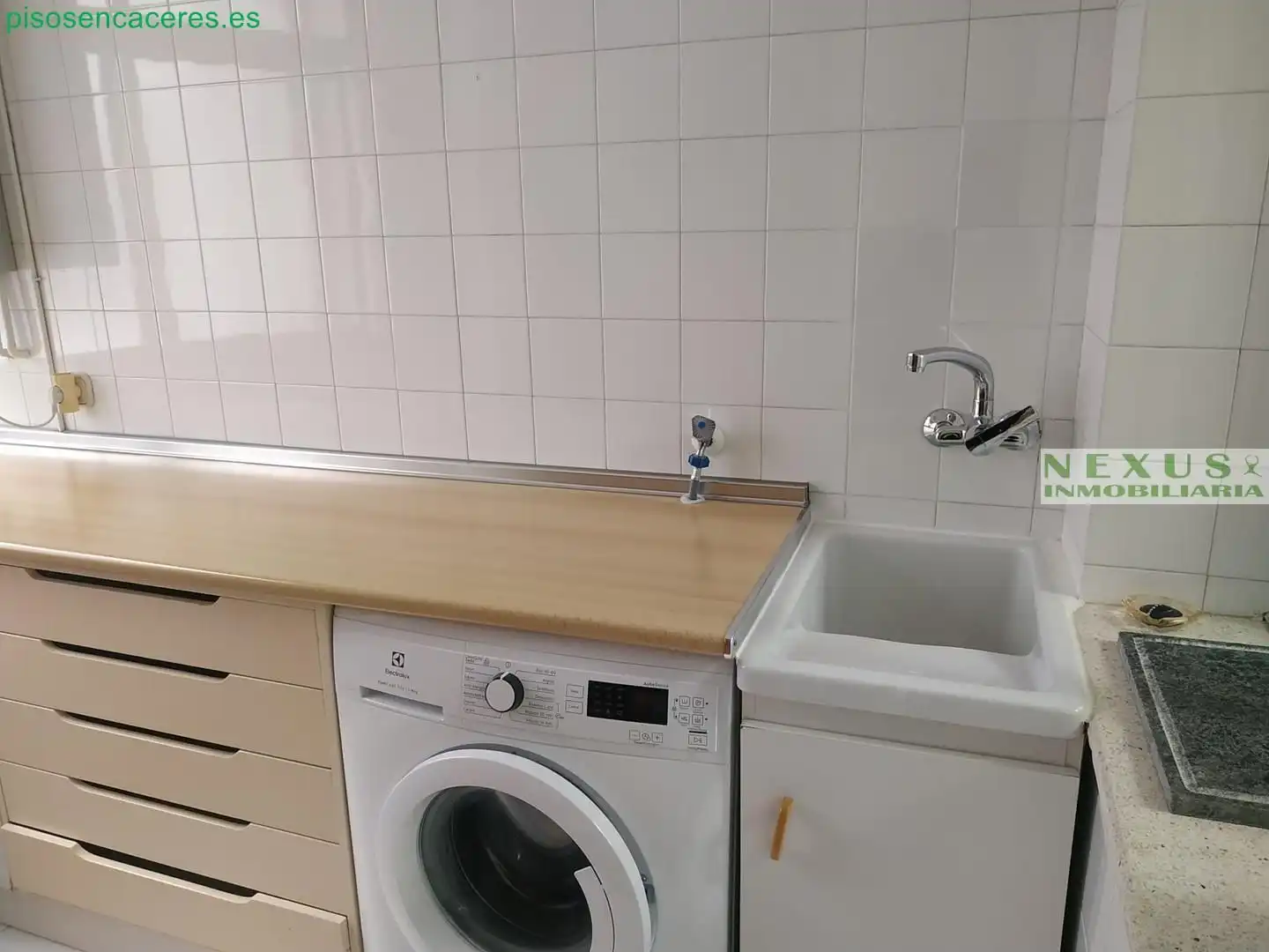 Kitchen of Flat for rent in Cáceres  with Air Conditioner and Heating