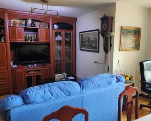 Living room of Flat for sale in León Capital   with Heating, Parquet flooring and Terrace