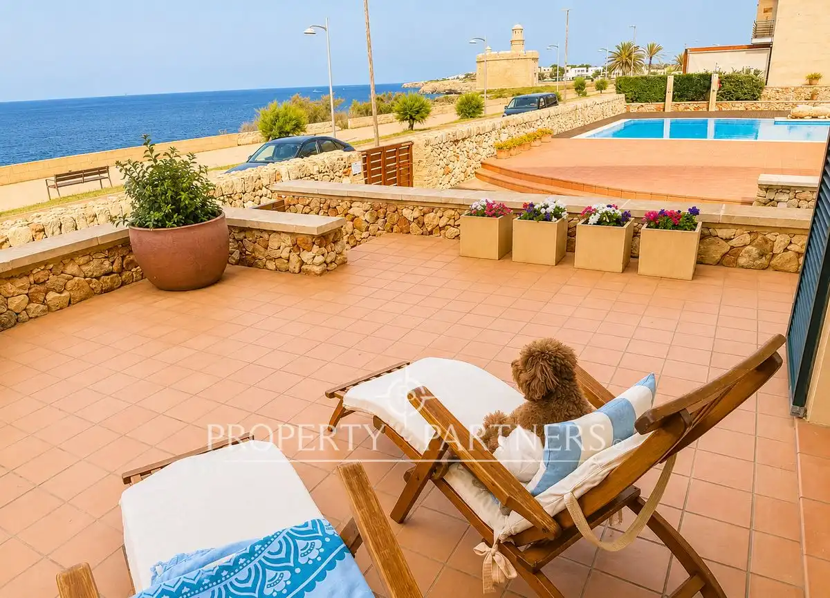 Terrassa de Apartament en venda en Ciutadella de Menorca amb Aire condicionat, Calefacció i Jardí privat