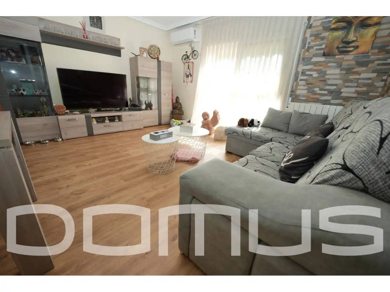 Sala de estar de Piso en venta en Mollet del Vallès con Aire acondicionado, Calefacción y Parquet