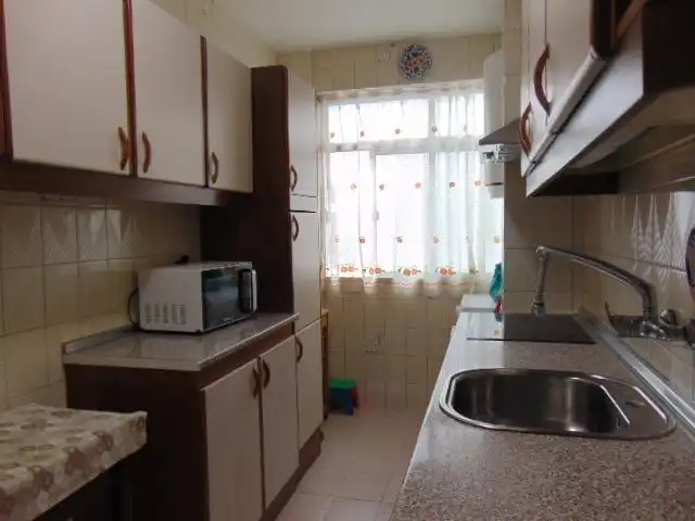 Kitchen of Flat for sale in Granada  with Terrace and Furnished