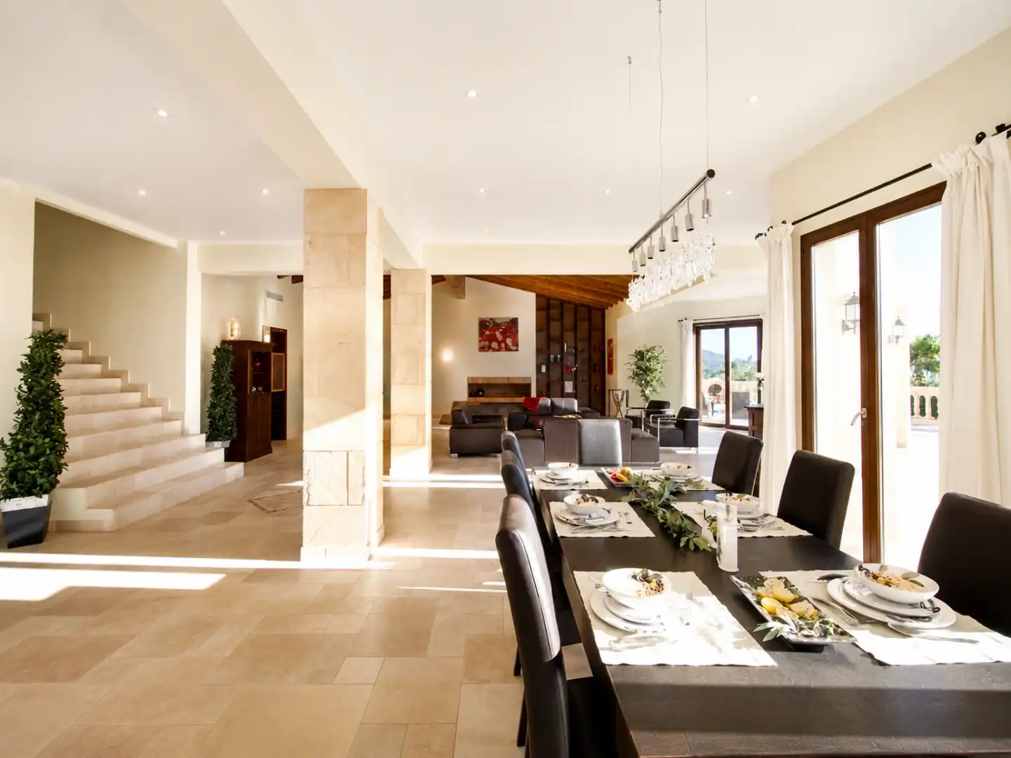 Dining room of Houses for rent in Alaró  with Air Conditioner, Heating and Storage room